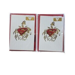 Hallmark Superman Husband Valentine's Day Card Lot
